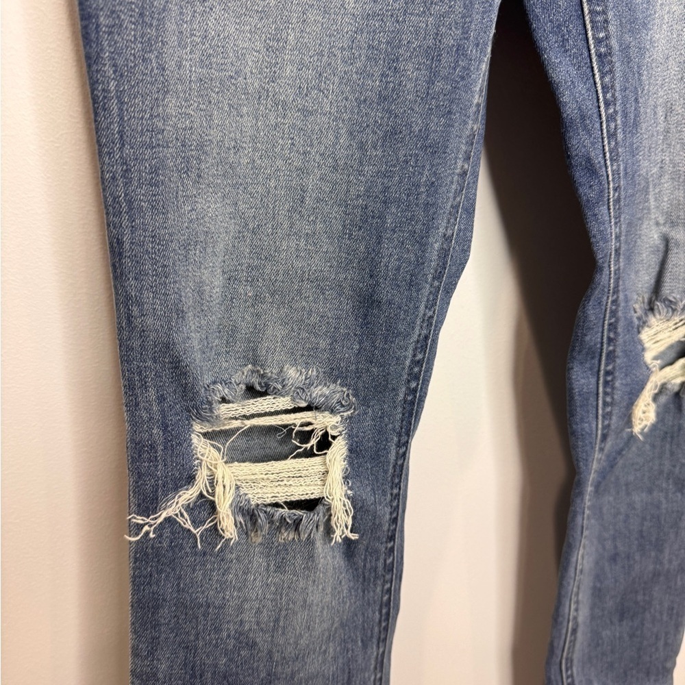 Express Stretch Performance Ankle Distressed Blue… - image 4